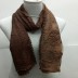 Cotton Half Net Stole- Brown